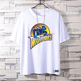 Basketball Sports T Shirt Loose-Fitting Pure Cotton Short Sleeves T-Shirt Boys Basketball Sports Curry