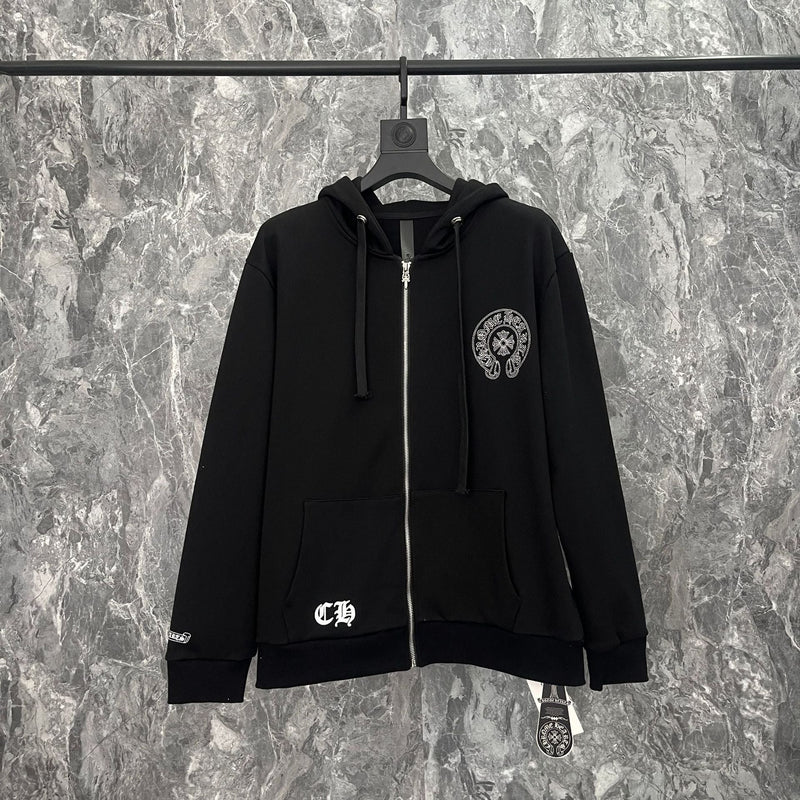 CHH Chrome Heart Hoodie Chrome Hearts Embroidered hooded sweater hoodie