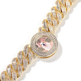Chains Hip Hop Necklace ins Gold Diamond Cuban Chain St. Valentine's Spectrum