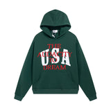 Rhude Hoodie Rhude USA Embroidered Printed Terry Hooded Sweater
