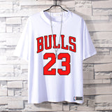 Basketball Sports T Shirt Nba23 Basketball Clothes Short Sleeve T-Shirt Men'S Loose Student Casual