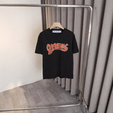 Off White T Shirts OW Letter Arrow Print Crew Neck Pullover Short Sleeves