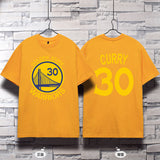 Basketball Sports T Shirt Curry 30 Thompson 11 Basketball Sports T-Shirt Student Loose Casual Breathable Short Sleeve Men