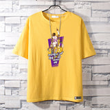 Basketball Sports T Shirt Basketball Sports Lakers Memorial Kobe Short Sleeve T-Shirt Male Students All-Match Loose