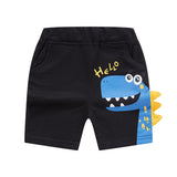 Boy Shorts Children Summer Pirate Shorts Boys Cartoon Dinosaur Kid Shorts Boys Pants