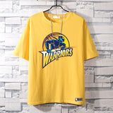 Basketball Sports T Shirt Loose-Fitting Pure Cotton Short Sleeves T-Shirt Boys Basketball Sports Curry