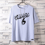 Basketball Sports T Shirt James No. 6 Basketball Sports Student Loose Short Sleeve T-Shirt