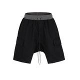 MIJKO Mens Shorts Drawstring Casual Unisex Shorts