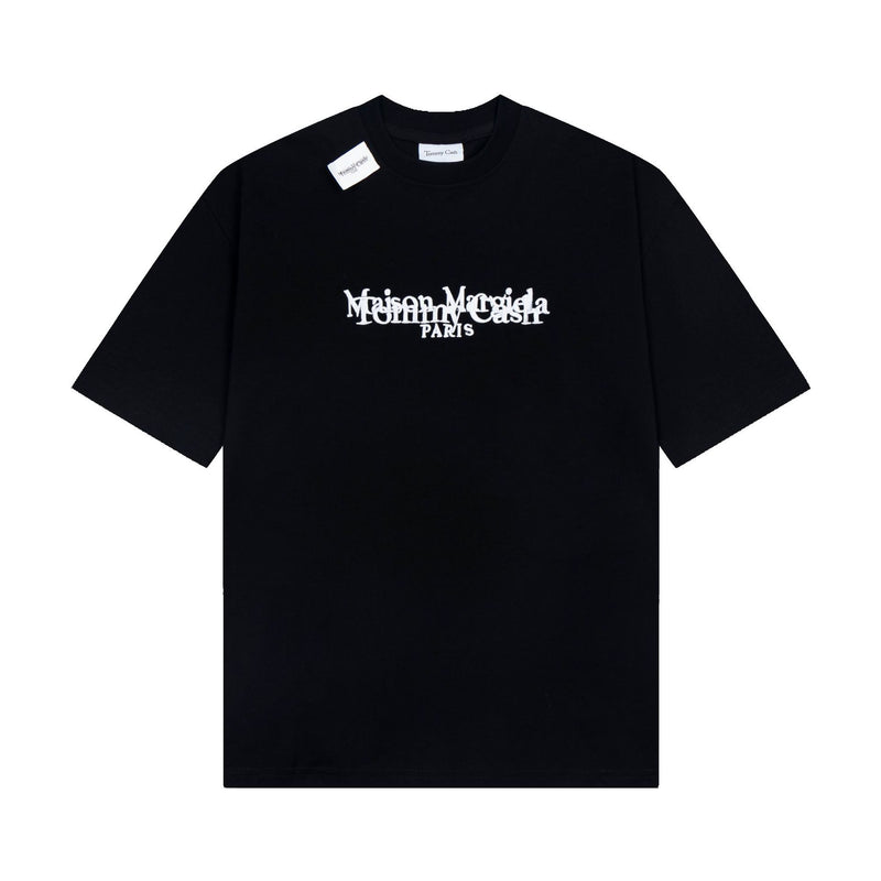 Maison Margiela T-Shirts Embroidered Crew Neck Loose Short Sleeve T-Shirt