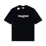 Maison Margiela T-Shirts Embroidered Crew Neck Loose Short Sleeve T-Shirt