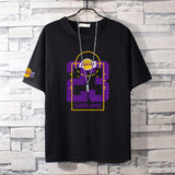 Basketball Sports T Shirt Nba Kobe No. 24 James No. 23 Short Sleeve T-Shirt Men Loose Leisure Sports