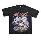 Film Star T Shirt Cotton Loose Nostalgic Short Sleeve American Retro Trendy Loose T-shirt