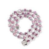 Chains Color Matching Zirconium Hip Hop Zircon Clavicle Chain Spectrum St. Valentine's
