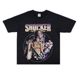 Film Star T Shirt Movie Old Ghost Electricity Experts Pure Cotton Loose Short Sleeve American Retro Trendy T-shirt