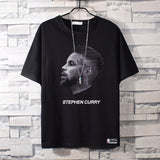 Basketball Sports T Shirt Pure Cotton Curry Basketball Sports Breathable Short Sleeve T-Shirt For Men