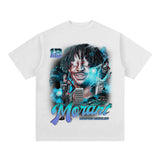 Nba T Shirt Ja Morant Basketball Printing Short Sleeve T-shirt Top Chalk Digital