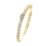 Chains Copper Zircon Hip Hop Necklace 7mm Rock Sugar Chain Spectrum St. Valentine's