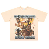 Film Star T Shirt European and American Classic Movie Crazy Max Loose Cotton American T-shirt