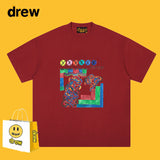 Drew T Shirts Graffiti Printing T-shirt