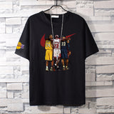 Basketball Sports T Shirt Commemorative Kobe No. 24 Ball Clothes Short Sleeve T-Shirt Boys Loose Student Casual