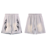 Men Shorts Wash and Do Old Casual Shorts Summer