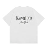 Fog Essentials T Shirts Spring/Summer FOG Limited Letter Pattern Crew Neck Short Sleeves