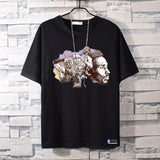 Basketball Sports T Shirt Basketball Sports Lakers Memorial Kobe Short Sleeve T-Shirt Male Students All-Match Loose