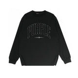 Purple Brand Long Sleeve T-Shirt Fashion Loose Long Sleeve Top