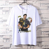 Basketball Sports T Shirt Loose-Fitting Pure Cotton Short Sleeves T-Shirt Male Student All-Match Warrior Curry
