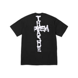 Men T-shirts Flame Joint Cross Pure Cotton