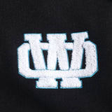 Ow Jacket Black Rhinestone Embroidered Cotton-Padded Jacket