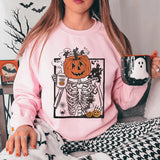 Print Casual Sweatshirts Crew Neck