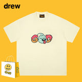 Drew T Shirts Cotton Short-Sleeved Printed T-shirt