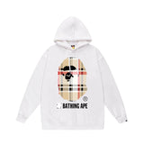 Bathing Ape Hoodie Autumn/Winter Letter Print Loose Hoodie Pullover Ape Sweater