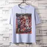 Basketball Sports T Shirt Loose Basketable Nets Durant Korean Style Trendy Printing Basketball Sport Short Sleeve T-Shirt Men