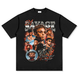 21 Savage T Shirts Loose Distressed T-shirts