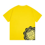 Synaworld T Shirts central cee Short Sleeve Classic Letter Print Loose Casual T-Shirt