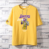 Basketball Sports T Shirt Nba Kobe No. 24 James No. 23 Short Sleeve T-Shirt Men Loose Leisure Sports