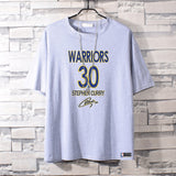 Basketball Sports T Shirt Summer Warriors Curry 30 Student Basketball Sports Breathable Short Sleeve T-Shirt Men