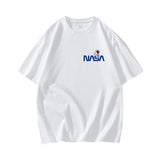 Nasa T Shirt Summer Men'S Short Sleeve Loose Half-Sleeve Top