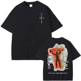 Rapper Cactus Jack Tshirt UTOPIA Album Graphics T-shirts Men