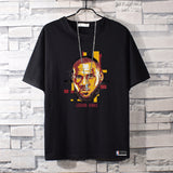 Basketball Sports T Shirt Summer Round Neck Cotton Short Sleeve T-Shirt Men'S Basketball Sports Loose