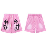 Men Shorts Summer Leisure Sports Wash Split Shorts