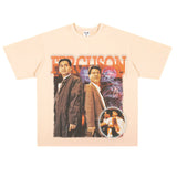 Film Star T Shirt Movie the Killer Derivative Short Sleeves Retro American Street T-shirt Men and Women