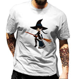 Retro Clown Graphic Male T-shirts Harajuku Tees Man Hip Hop