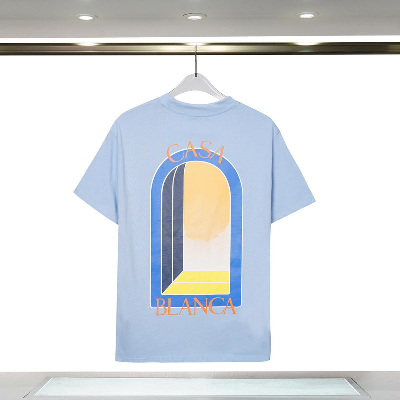Casablanca T Shirts Fashion Casual Crew Neck Tee