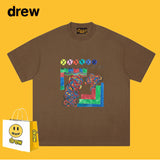 Drew T Shirts Graffiti Printing T-shirt