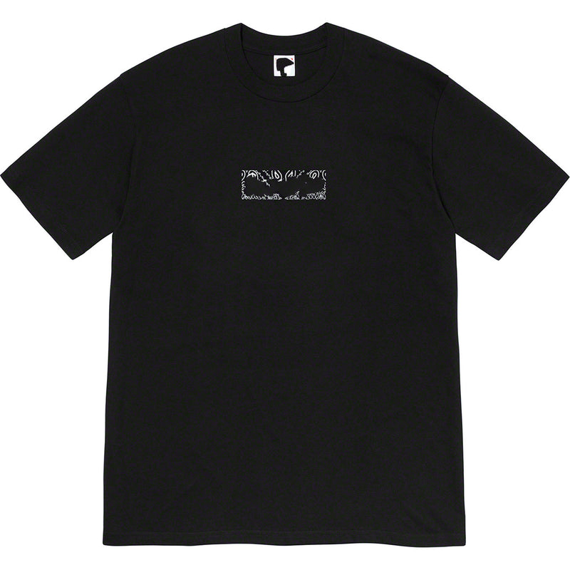 Mens T-shirts 19fw Bandana Box Logo Tee Short Sleeve T-Shirt Bottom Shirt