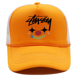 Stussy Hat Personality Fashion Printed Baseball Cap Outdoor Leisure Shade Sun Protection