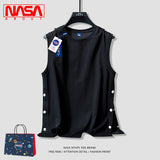Nasa T Shirt Vest Men'S T-Shirt Summer Student Fitness Sports Top